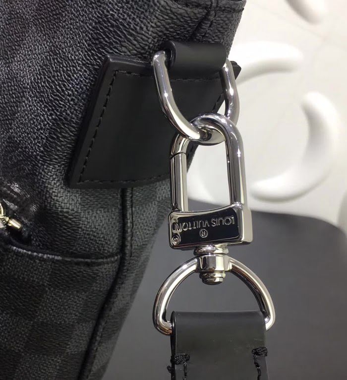 路易威登LV頂級原單N41564Monogram Macassar通勤手袋 Damier Graphite帆布 YDH1205